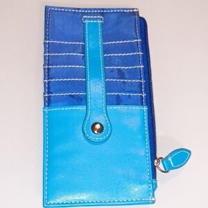 Blue and Turquoise Wallet